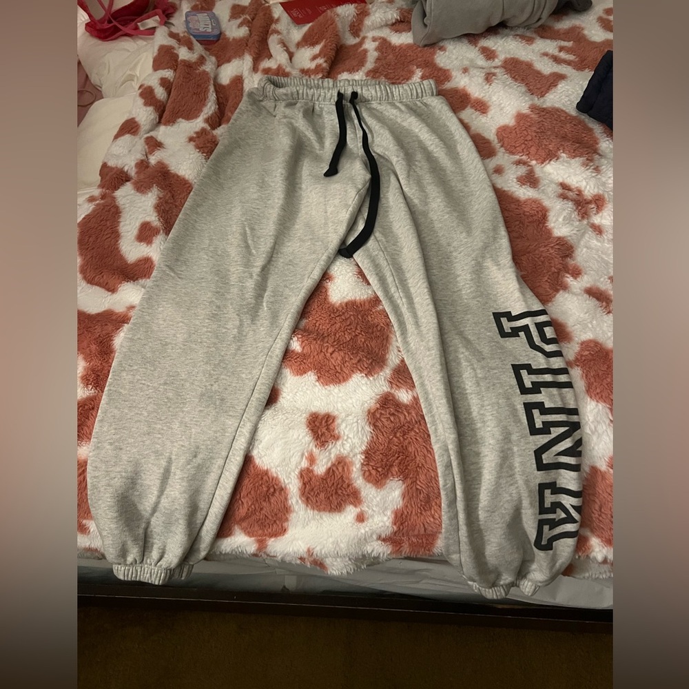Pink sweatpants